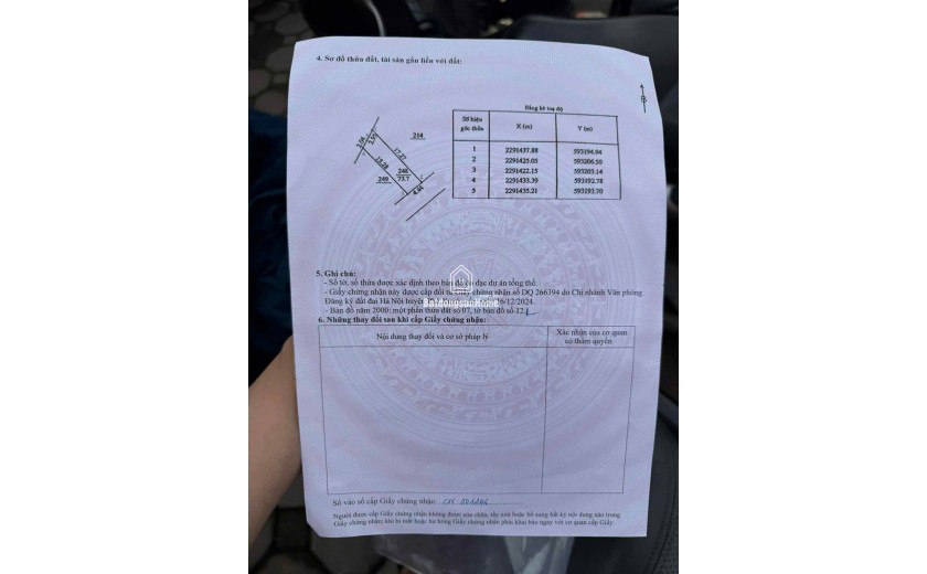 Bán đất Vân Từ, Phú Xuyên, Hà Nội, 2,5 tỷ, 73.7 m2, hàng hiếm tại giá siêu hời